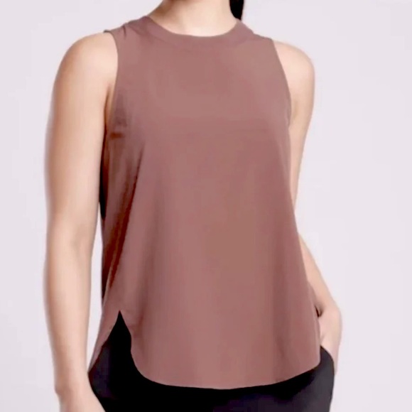 ATHLETA Zephyr Tank Sleeveless Top in Hearth Rose Mauve Size Medium - Picture 5 of 11